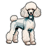 Poodle Sticker 4 Inch — Waterproof Vinyl Decal Standard Hypoallergenic 1