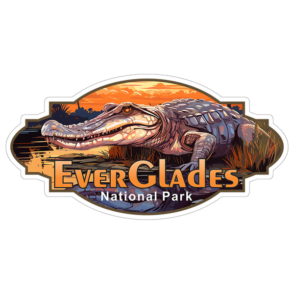 Everglades National Park Florida Sticker 4 Inch — Waterproof Vinyl Decal Scenic Landmark