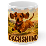Dachshund Mug 11oz — White Ceramic Coffee Mug 1