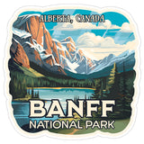 Banff National Park Alberta Canada Sticker 4 Inch Nature Hiking Camping - Waterproof Vinyl Decal for Laptop Water Bottle Car Tumbler - Durable Aesthetic Long-Lasting Stickers for Adults ID44990 8