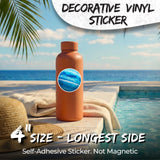 Neptune Planet Sticker 4 Inch — Waterproof Vinyl Decal Ice Giant Solar System 2