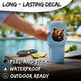 Grizzly Bear Sticker 4 Inch — Waterproof Vinyl Decal Ursus Arctos North American 3