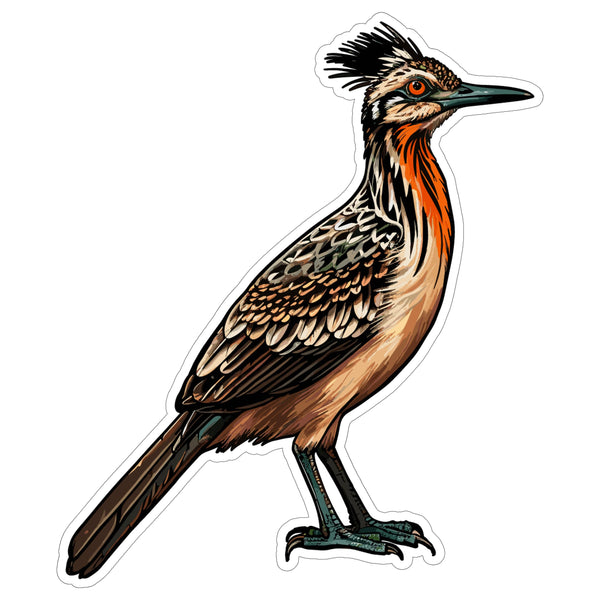 Roadrunner Sticker 4 Inch — Waterproof Vinyl Decal Desert Fast Bird Southwestern