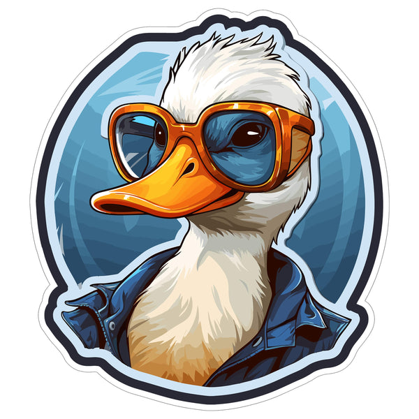 Duck Sticker 4 Inch — Waterproof Vinyl Decal Waterfowl Mallard Pond