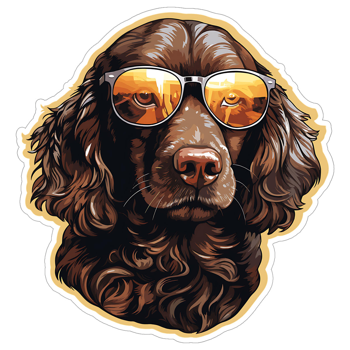 Boykin Spaniel Sticker 4 Inch — Waterproof Vinyl Decal Hunting Water Dog