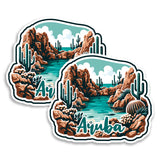 Aruba Magnet 2-Pack — 4