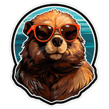 Beaver Sticker 4 Inch — Waterproof Vinyl Decal Dam Builder Castor 1