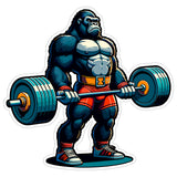 Weightlifting Sport Sticker 4 Inch — Waterproof Vinyl Decal Barbell Snatch Clean Jerk Gym 8