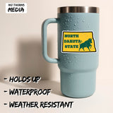 North Dakota State Sticker 4 Inch — Waterproof Vinyl Decal State Pride 2