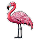 Flamingo Sticker 4 Inch — Waterproof Vinyl Decal Pink Tropical Wading Bird 1