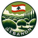 Lebanon Sticker 4 Inch — Waterproof Vinyl Decal Travel Souvenir 1