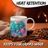 Axolotl Mug 11oz — White Ceramic Coffee Mug 3