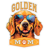 Golden Retriever Mom Sticker 4 Inch — Waterproof Vinyl Decal Dog Mom Retriever Lover 8
