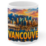 Vancouver Canada Mug 11oz — White Ceramic Coffee Mug 1