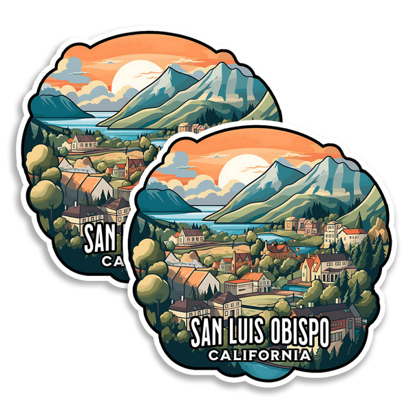 San Luis Obispo California Magnet 2-Pack — 4
