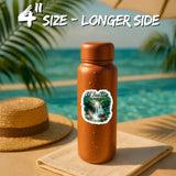 El Yunque National Forest Puerto Rico Sticker 4 Inch 2-Pack - Waterproof Vinyl Decal for Laptop Water Bottle Car Tumbler - Durable Aesthetic Long-Lasting Stickers for Adults ID45039 4
