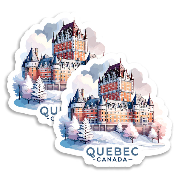 Quebec Canada Magnet 2-Pack — 4