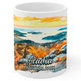 Acadia National Park Maine Coffee Mug 11oz — White Ceramic Souvenir Mug 1
