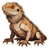 Bearded Dragon Sticker 4 Inch — Waterproof Vinyl Decal Pogona Reptile Beardie 8