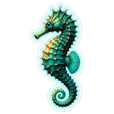 Seahorse Sticker 4 Inch — Waterproof Vinyl Decal Hippocampus Marine Aquatic 9