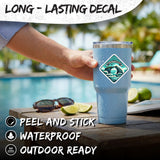 Antigua and Barbuda Sticker 4 Inch City Travel Souvenir Destination - Waterproof Vinyl Decal for Laptop Water Bottle Car Tumbler - Durable Aesthetic Long-Lasting Stickers for Adults ID44990 3