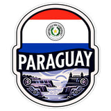Paraguay Sticker 4 Inch — Waterproof Vinyl Decal Travel Souvenir 8
