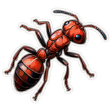 Ant Sticker 4 Inch — Waterproof Vinyl Decal Tiny Bug Macro Photography 9