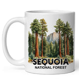 Sequoia National Forest California Mug 11oz — White Ceramic Giant Trees Mug 1