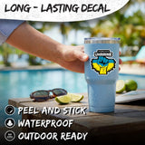I Stand with Ukraine Sticker 4 Inch — Waterproof Vinyl Decal Ukrainian Flag Freedom 3
