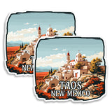 Taos New Mexico Magnet 2-Pack — 4