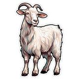 Goat Sticker 4 Inch — Waterproof Vinyl Decal Billy Caprine Farm Animal 1