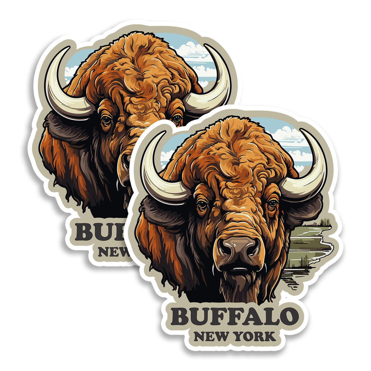 Buffalo New York Magnet 2-Pack — 4