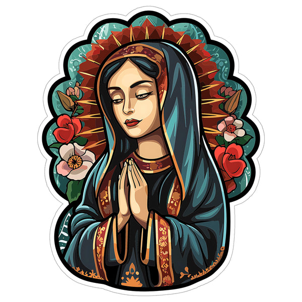 Our Lady of Guadalupe Sticker 4 Inch — Waterproof Vinyl Decal Travel Souvenir