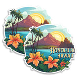 Honolulu Hawaii Magnet 2-Pack — 4