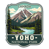 Yoho National Park British Columbia Canada Sticker 4 Inch Nature Hiking - Waterproof Vinyl Decal for Laptop Water Bottle Car Tumbler - Durable Aesthetic Long-Lasting Stickers for Adults ID44990 1