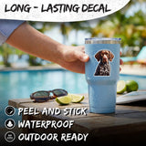 German Shorthaired Pointer Sticker 4 Inch — Waterproof Vinyl Decal GSP Hunting Pointer 3