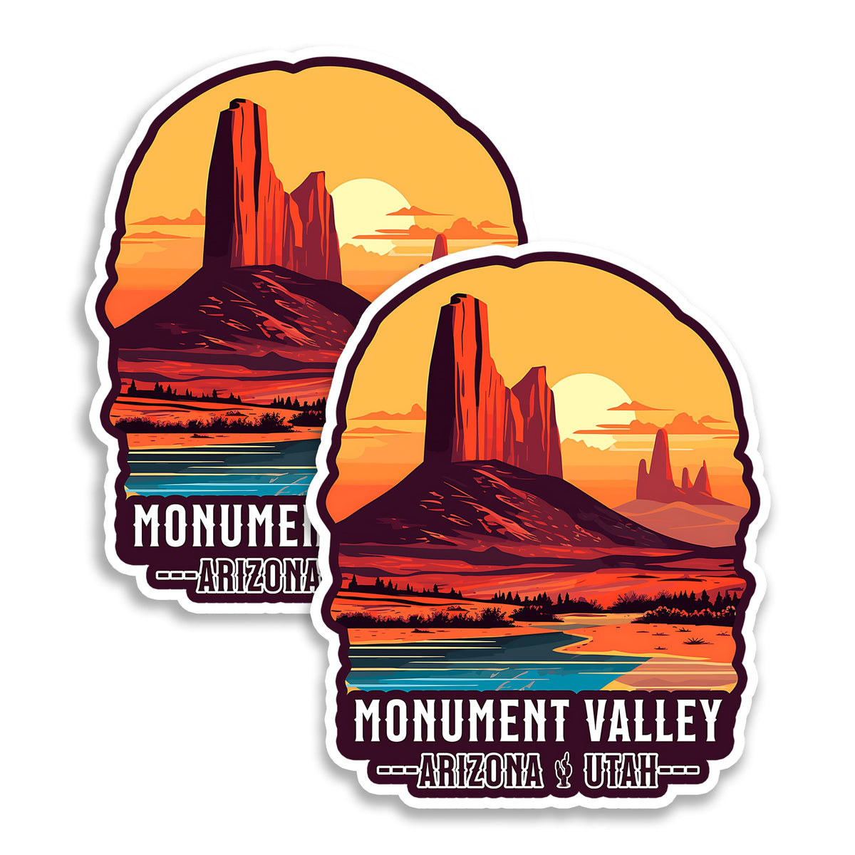 Monument Valley Arizona Utah Magnet 2-Pack — 4