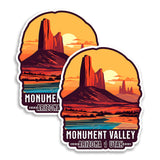 Monument Valley Arizona Utah Magnet 2-Pack — 4