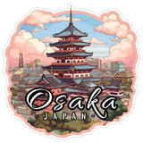 Osaka Japan Sticker 4 Inch — Waterproof Vinyl Decal City Travel Souvenir 8
