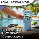 Bahamas Sticker 4 Inch City Travel Souvenir Destination - Waterproof Vinyl Decal for Laptop Water Bottle Car Tumbler - Durable Aesthetic Long-Lasting Stickers for Adults ID44990 3