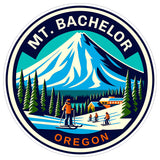 Mt Bachelor Oregon Sticker 4 Inch — Waterproof Vinyl Decal City Travel Souvenir 8