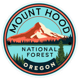 Mount Hood National Forest Oregon Sticker 4 Inch — Waterproof Vinyl Decal Wilderness Trails 8
