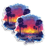 Santa Monica Beach California Magnet 2-Pack — 4