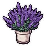Lavender Sticker 4 Inch — Waterproof Vinyl Decal Provence Botanical Bloom 8