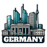 Germany Sticker 4 Inch — Waterproof Vinyl Decal Travel Souvenir 1