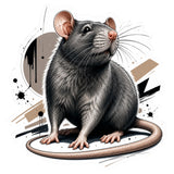 Rat Sticker 4 Inch — Waterproof Vinyl Decal 1