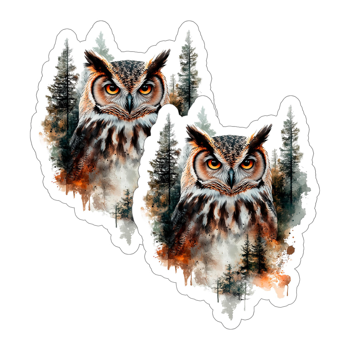 Owl Sticker 2-Pack — 4
