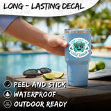Don't Hate Me Because I'm a Little Cooler Sticker 4 Inch — Waterproof Vinyl Decal Sarcastic Cool Pun 3