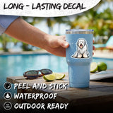 Old English Sheepdog Sticker 4 Inch — Waterproof Vinyl Decal OES Shaggy Dulux Dog 3