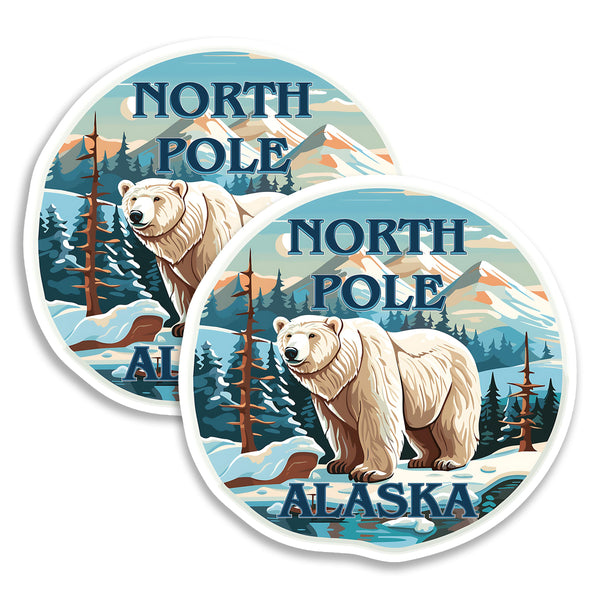 North Pole Alaska Magnet 2-Pack — 4